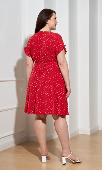 Платье 0099-8 красный